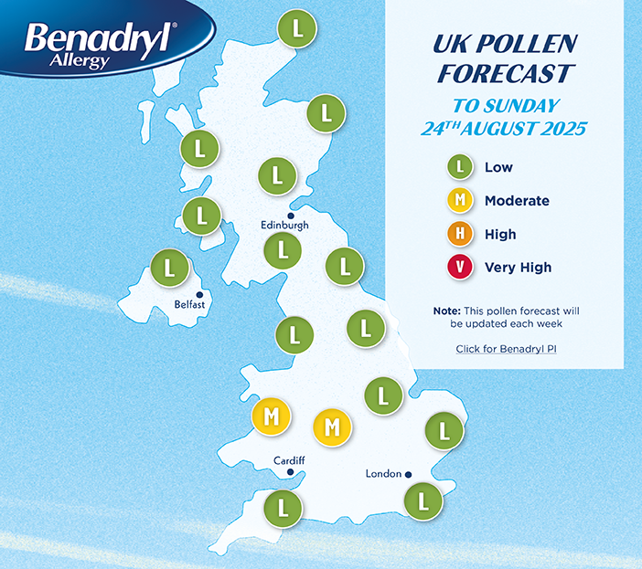 Benadryl Pollen Forecast